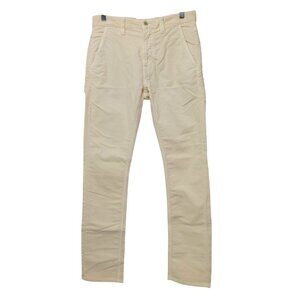 Nudie Jeans Slim Adam Light Yellow Color Classic Slim Fit Size W30 / L32